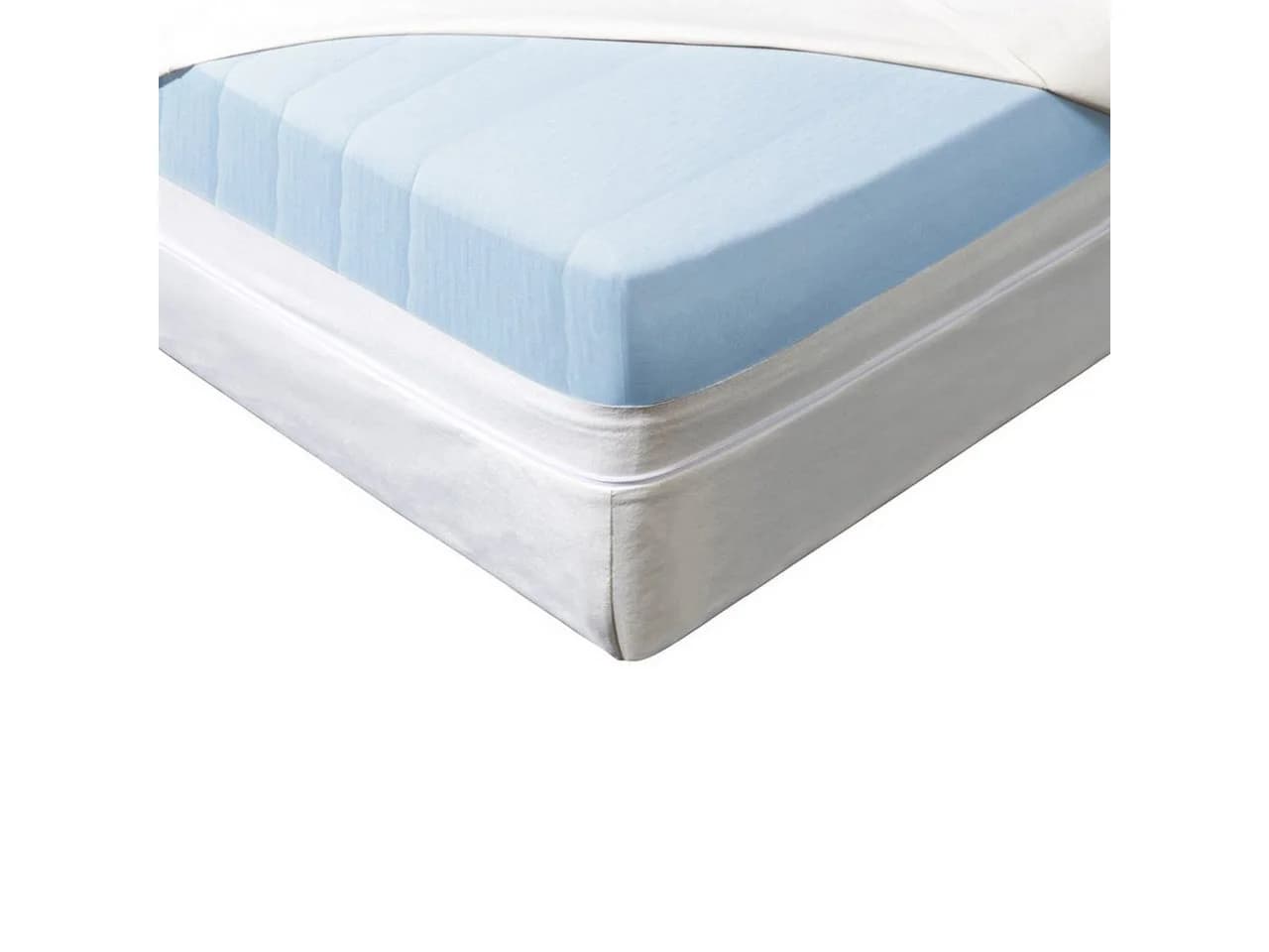 Softsan Encasing Protect Plus Milbenschutzbezug für Boxspring Matratzen Weiß - Bild 2