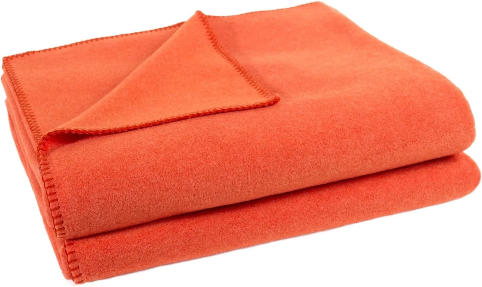 ZOEPPRITZ Wohndecke Soft-Fleece Papaya Polyester Viskose