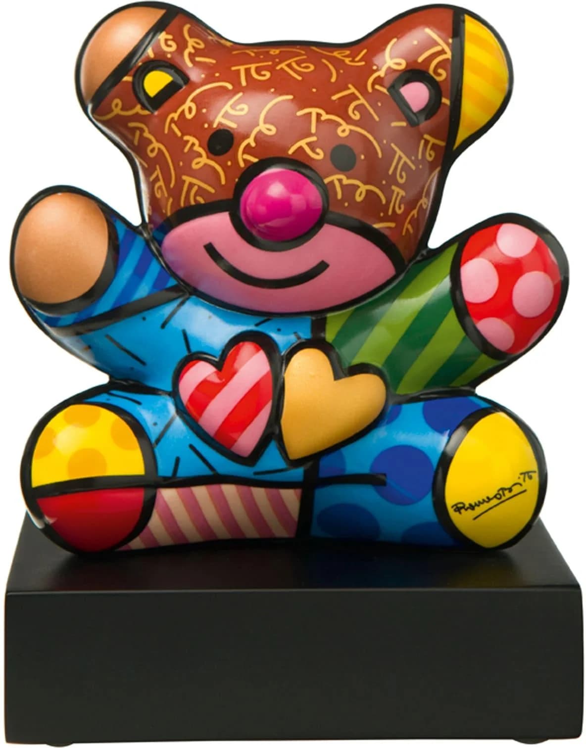 GOEBEL Sammelfigur Truly Yours Bunt Teddybär Porzellan