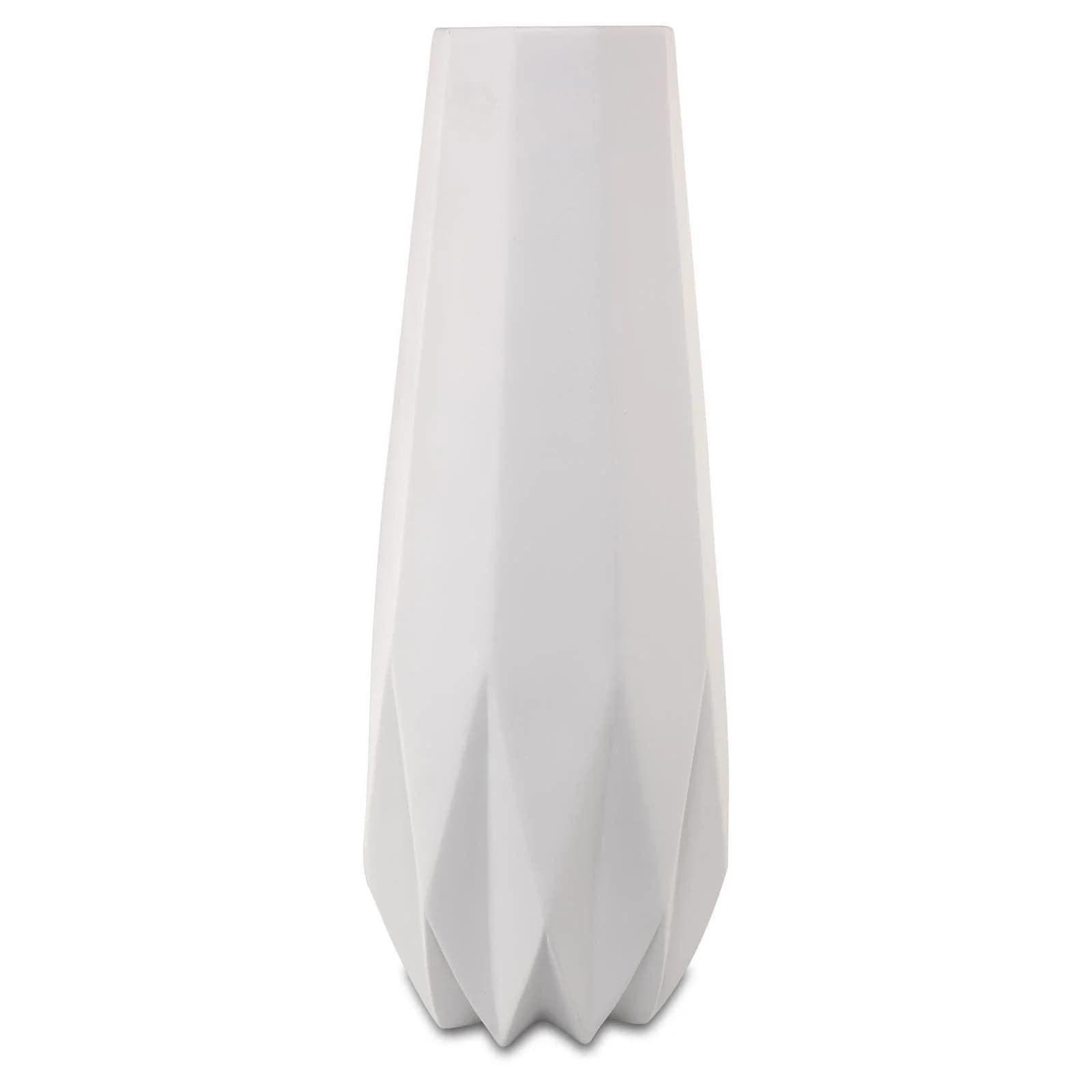 GOEBEL Dekovase Polygono Star 41 cm weiß Biskuit-Porzellan