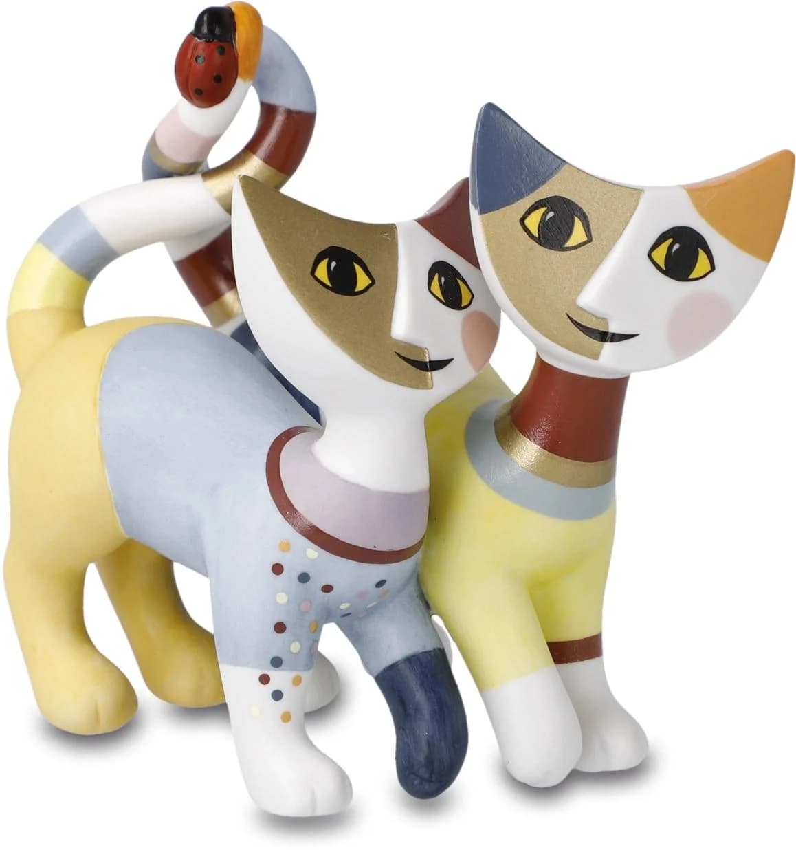 GOEBEL Sammelfigur Katzen-Duo Luca e Sofia Bunt Porzellan