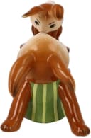 Goebel Osterhase Frechdachs Sammelfigur Hasenvater mit Hasenkind Bild 1