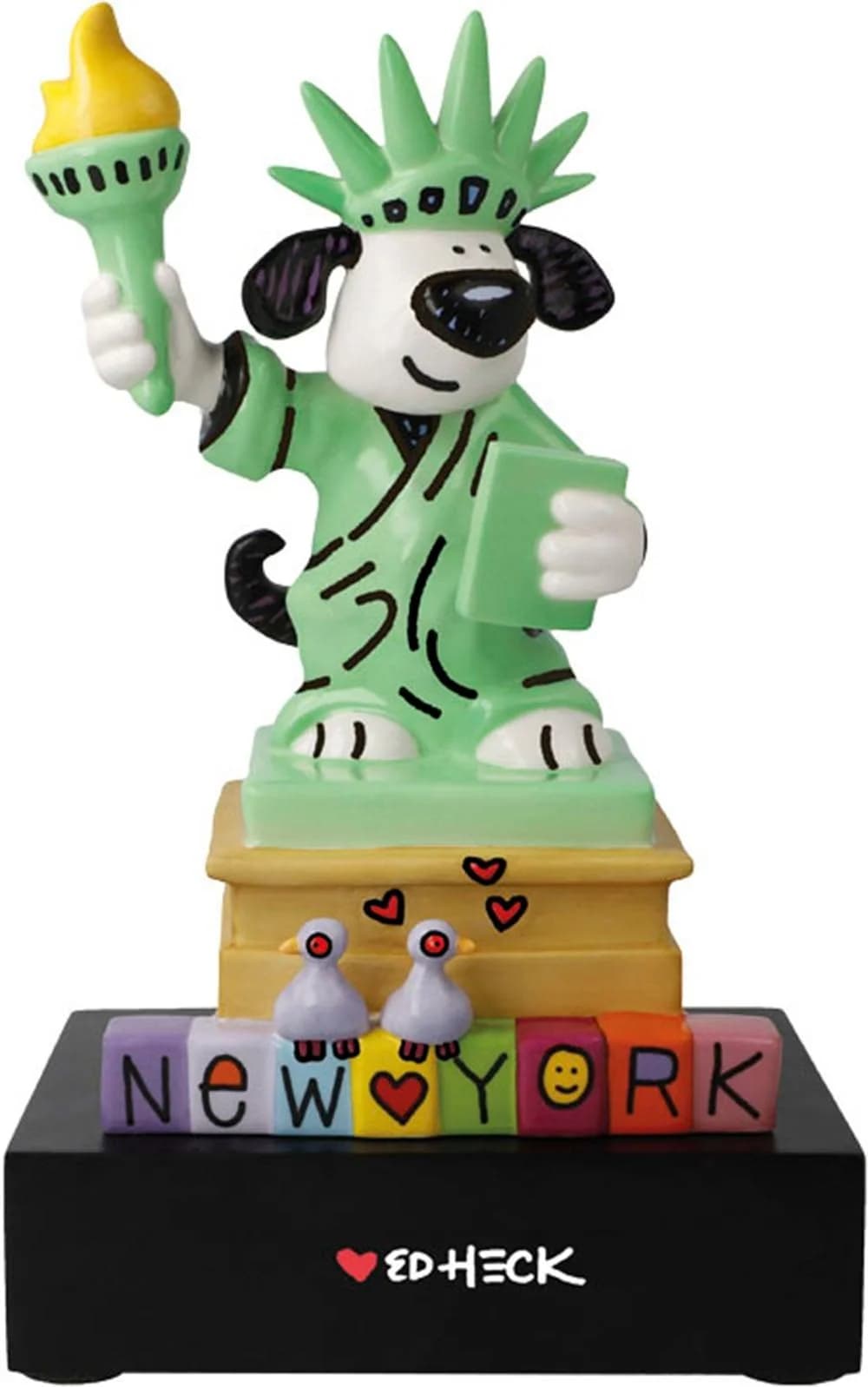 Goebel Dekofigur Liberty Dog 2024 Ed Heck Porzellan
