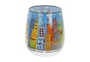 Goebel Windlicht James Rizzi Summer in the City Bunt Glas Bild 3