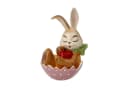 Goebel Osterhase Minihase in Eierschale Bunt Steingut Bild 2