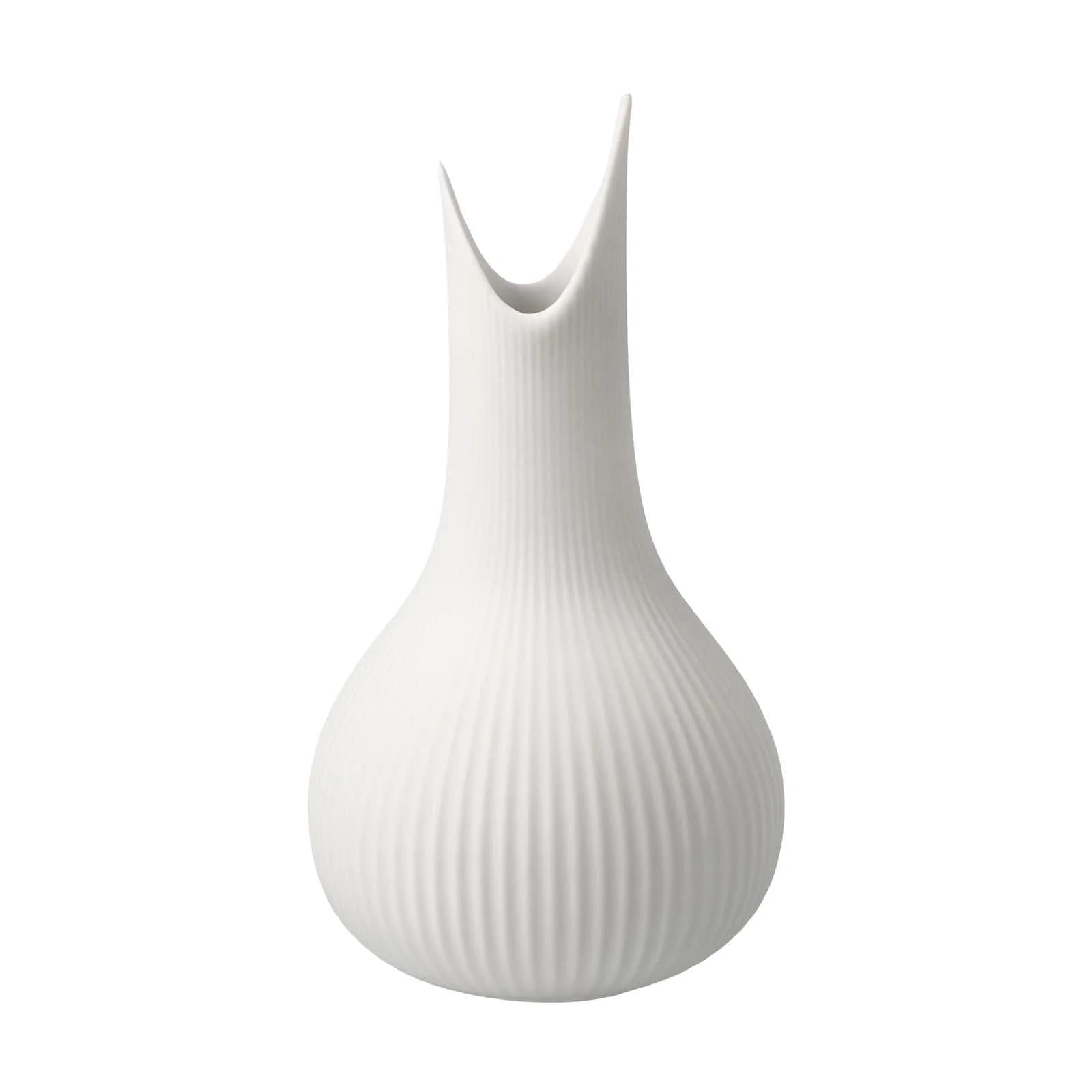 Goebel Dekovase Studio 8 Pure Raindrop 15 cm Weiß