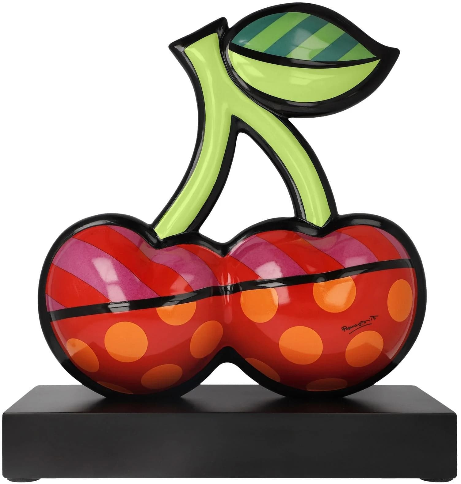 GOEBEL Sammelfigur Romero Britto - Cherries Bunt Porzellan