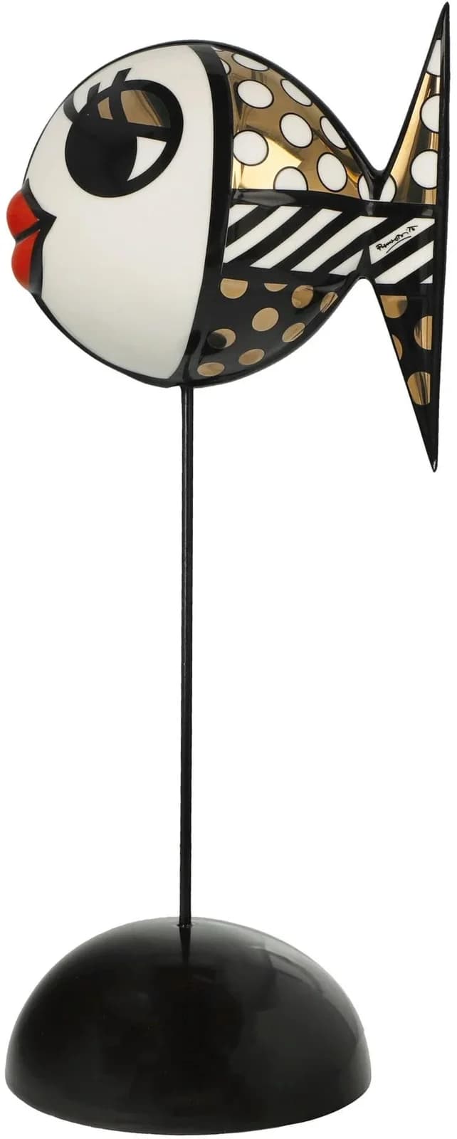 GOEBEL Sammelfigur Romero Britto Golden Deeply in Love 2 Gold Porzellan