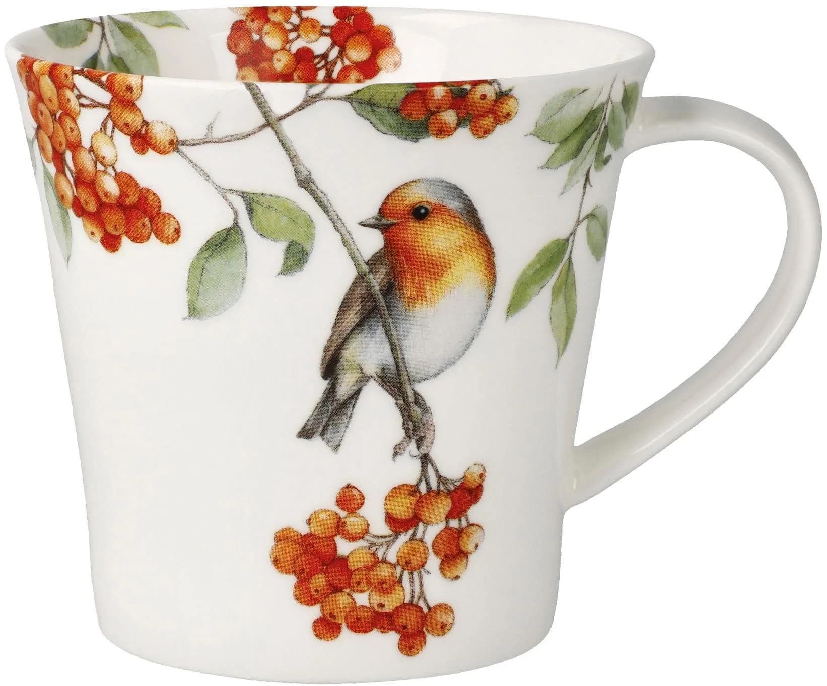 Tasse GOEBEL Coffee-/Tea Mug Rotkehlchen Bunt Porzellan