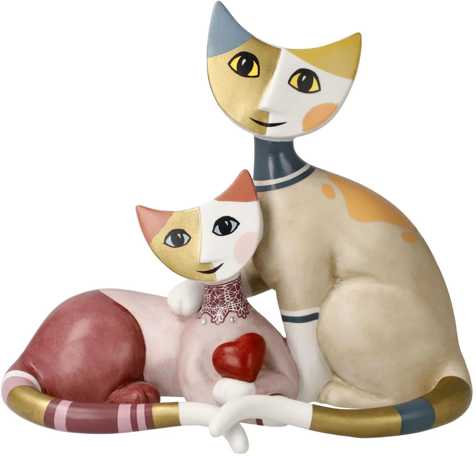 GOEBEL Sammelfigur "Figur R. Wachtmeister -Vivien e Peppie" Bunt Porzellan