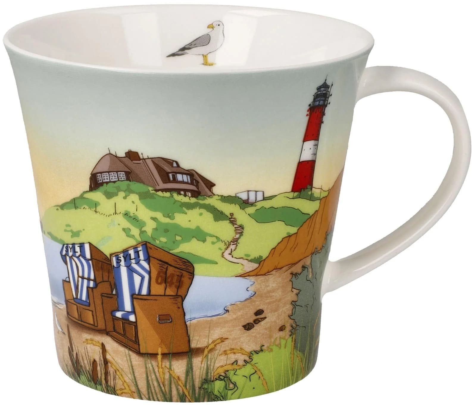 GOEBEL Coffee-/Tea Mug Sylt Bunt Porzellan