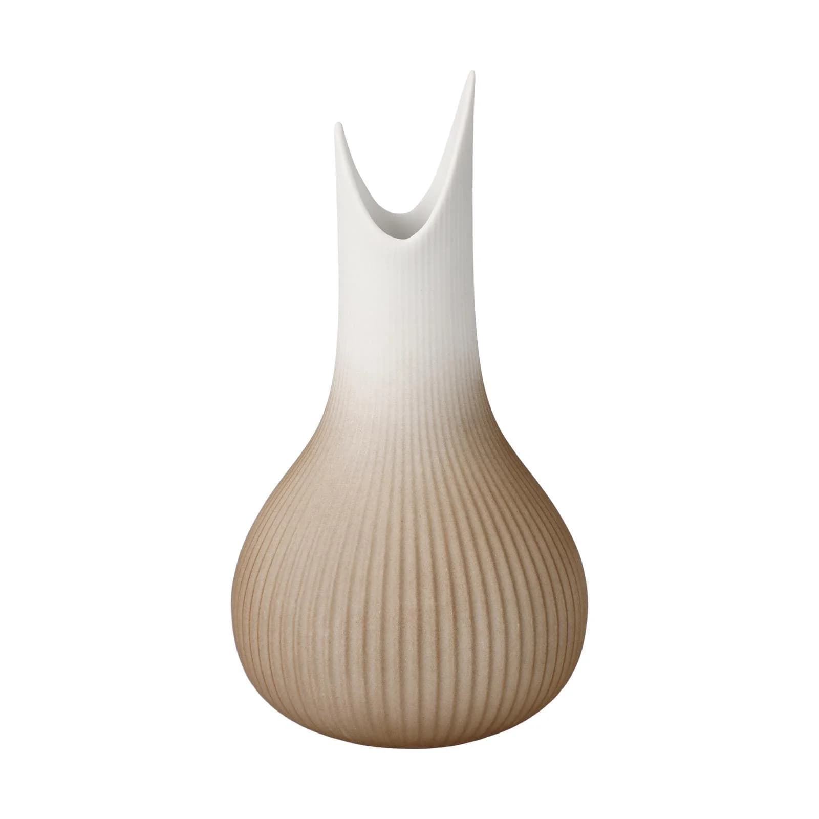 GOEBEL Tischvase Raindrop sand Porzellan
