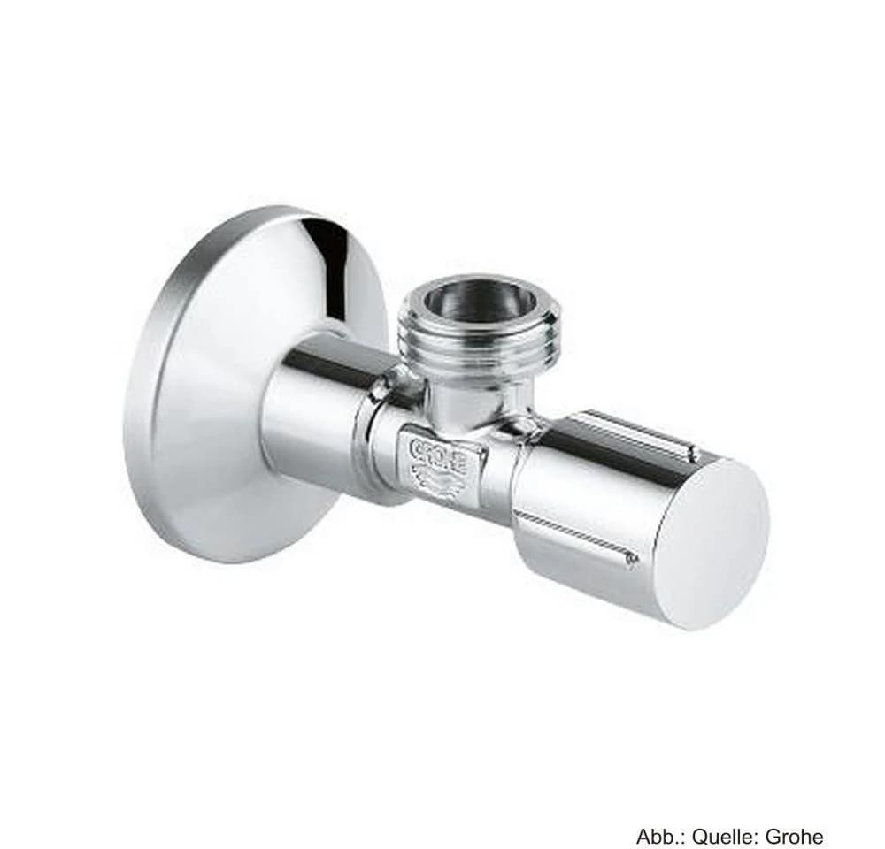GROHE Eckventil 1/2x1/2'' Chrom Metallgriff selbstdichtend