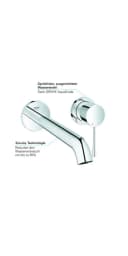 Grohe Essence Waschtisch Wandarmatur Chrom 230mm Ausladung Bild 3