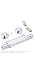 Grohe Grohtherm 800 Brause-Thermostat Duscharmatur mit StarLight Oberfläche Bild 1