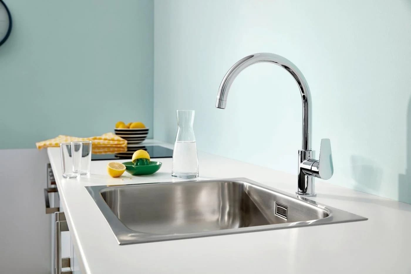 Grohe Küchenarmatur Edge chrom mit hohem Auslauf - Bild 4