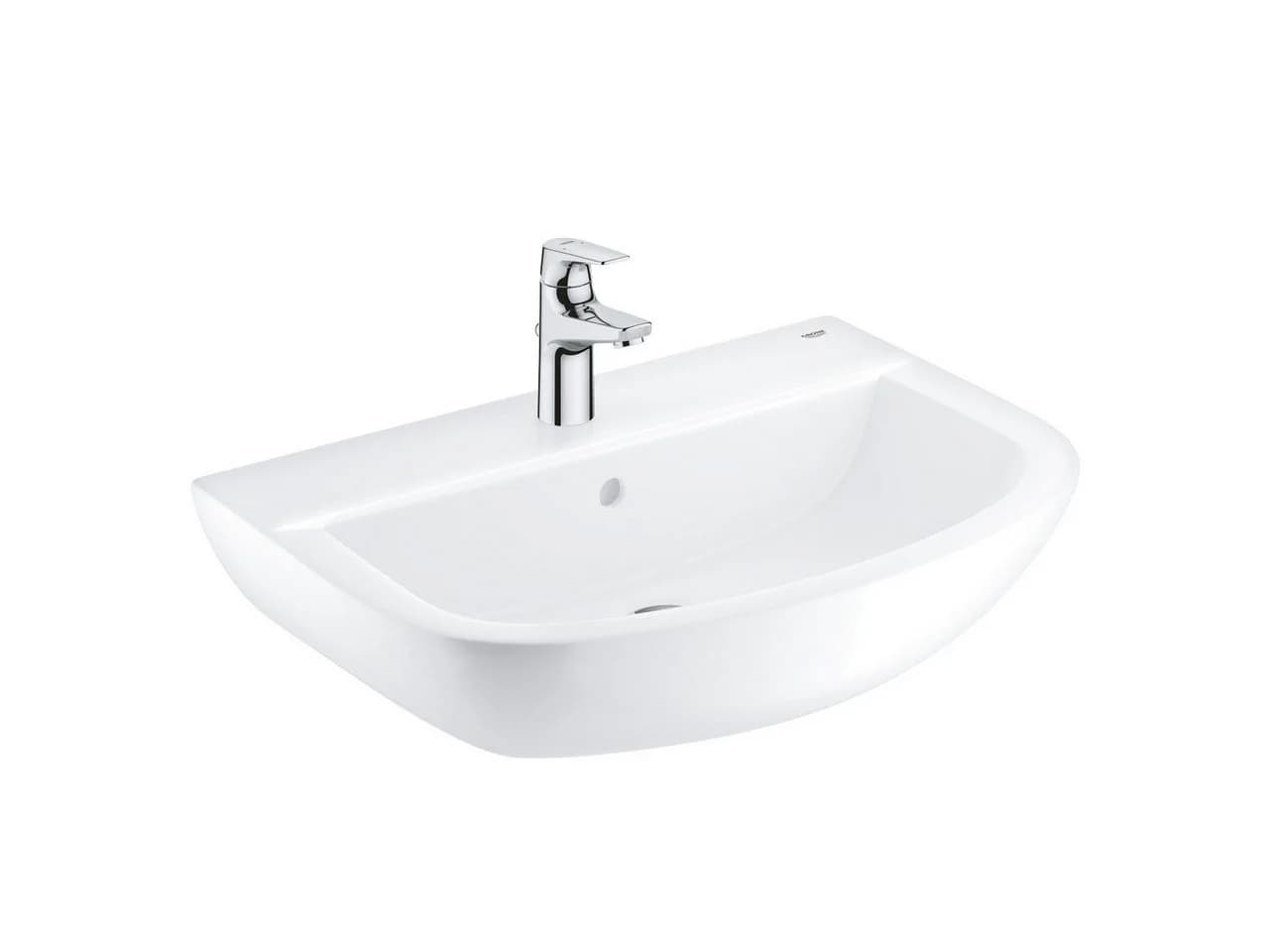 Grohe Waschtisch-Komplett-Set Bau 60 cm mit Start Flow Armatur weiß