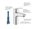 Grohe Waschtischarmatur QuickFix Start S-Size Chrom Bild 4