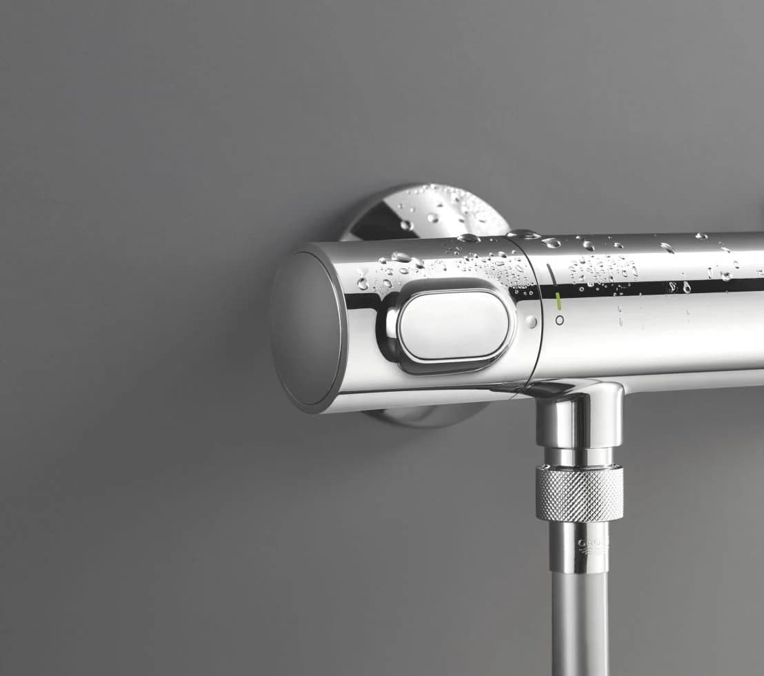 Grohe Brausethermostat Precision Flow Verchromt Thermostat