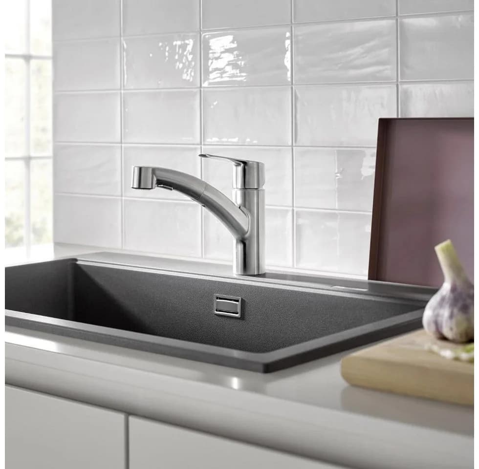 Grohe Küchenarmatur Start mit Handbrause supersteel - Bild 3