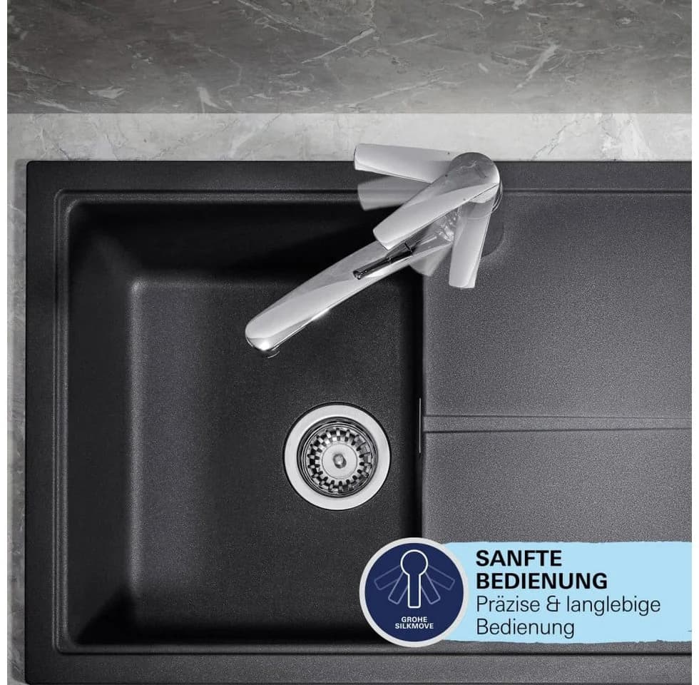 Grohe Küchenarmatur Start mit Handbrause supersteel - Bild 4