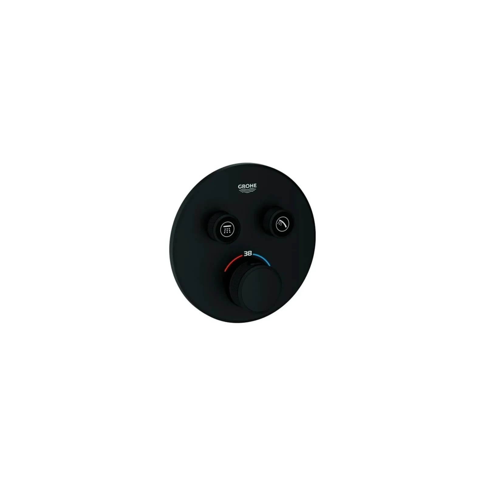 Wannenarmatur GROHE SmartControl Phantom Black
