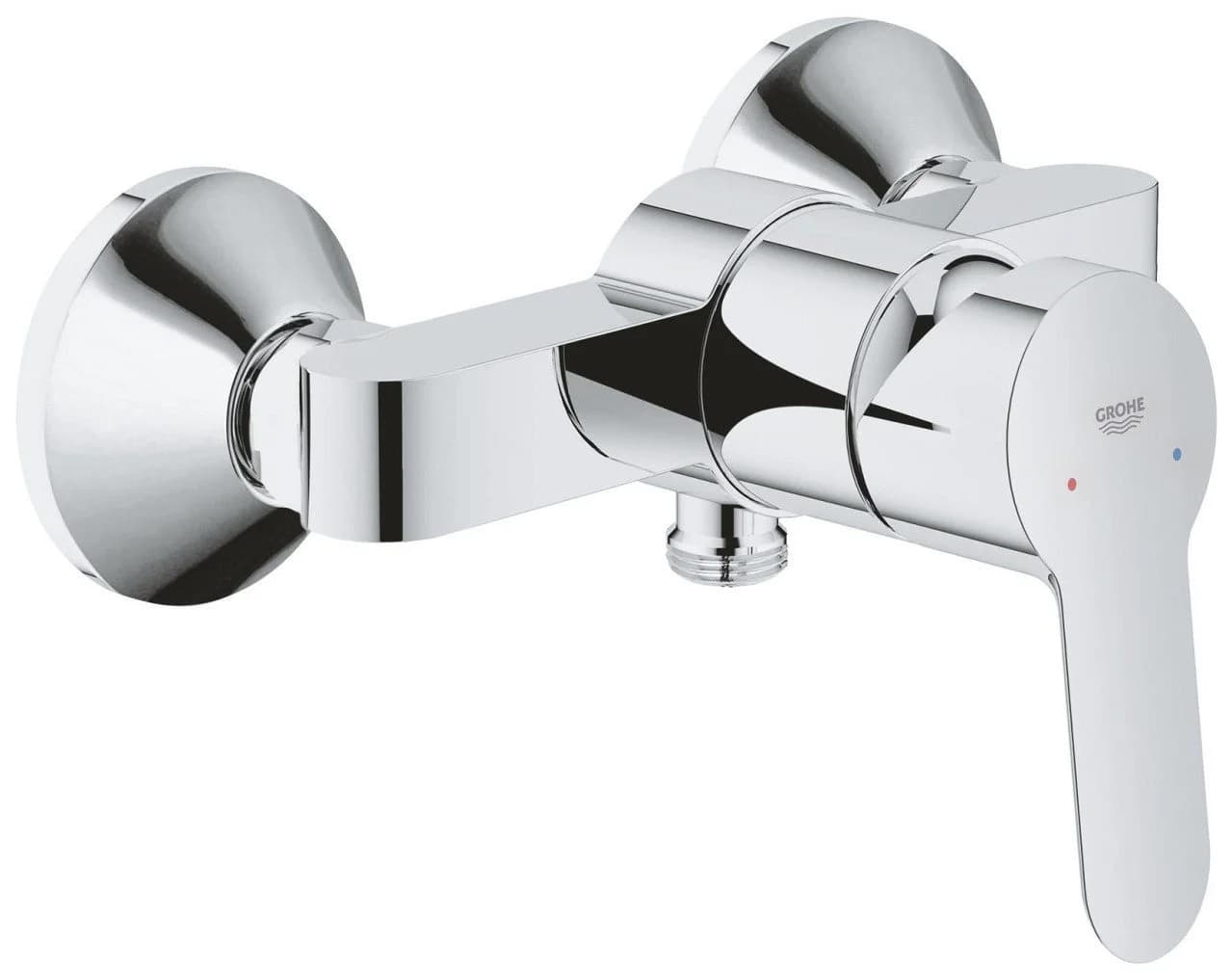 Grohe BauEdge Brausearmatur 23333000 chrom mit Rückflussverhinderer - Bild 4