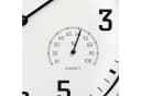 Miraval Wanduhr Weiß mit Thermometer und Hygrometer Bild 1