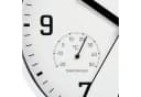 Miraval Wanduhr Weiß mit Thermometer und Hygrometer Bild 3