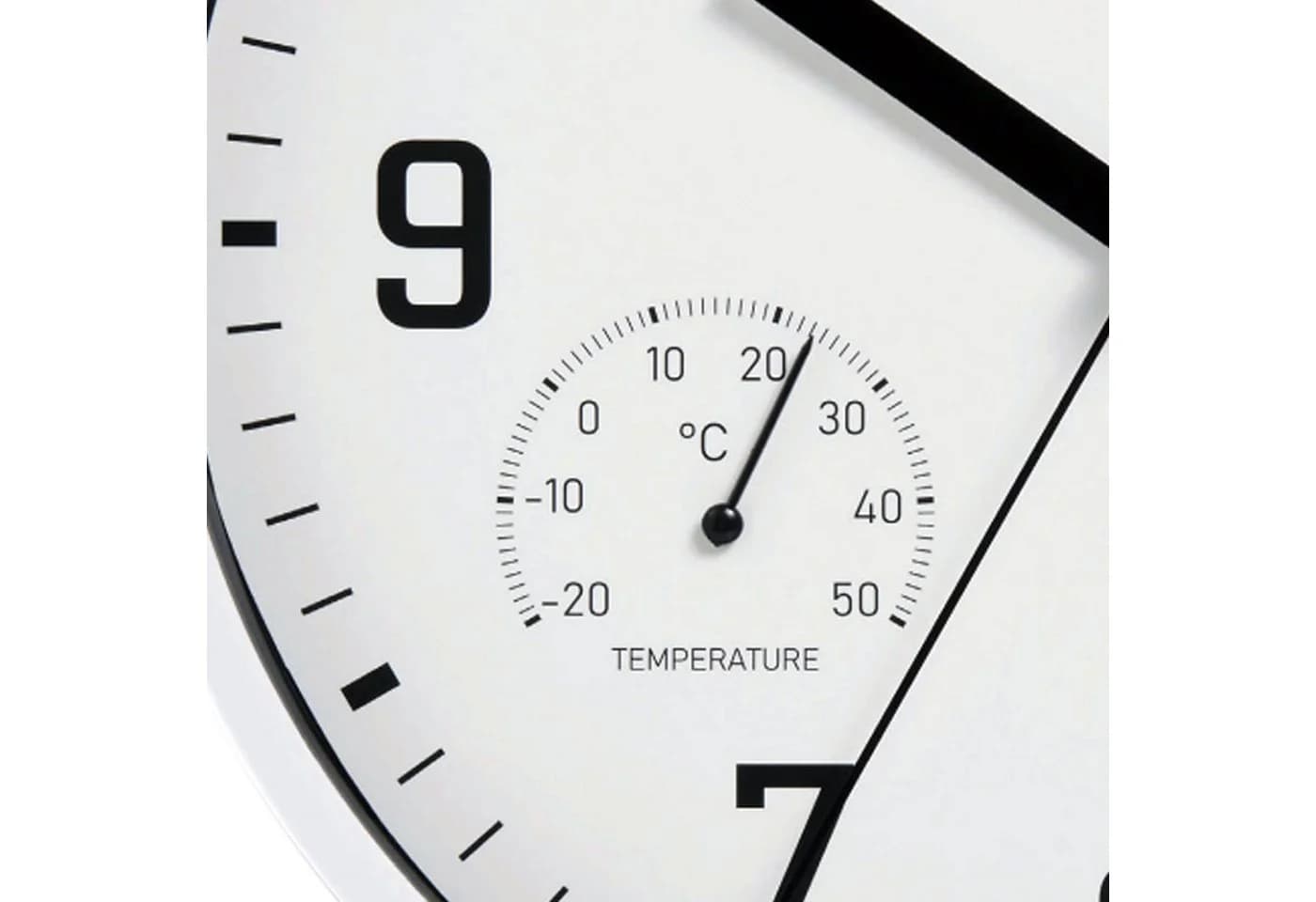 Miraval Wanduhr Weiß mit Thermometer und Hygrometer - Bild 3