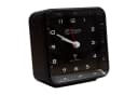 Miraval Funkwecker Premiumline Schwarz Analog Lautlos Bild 2