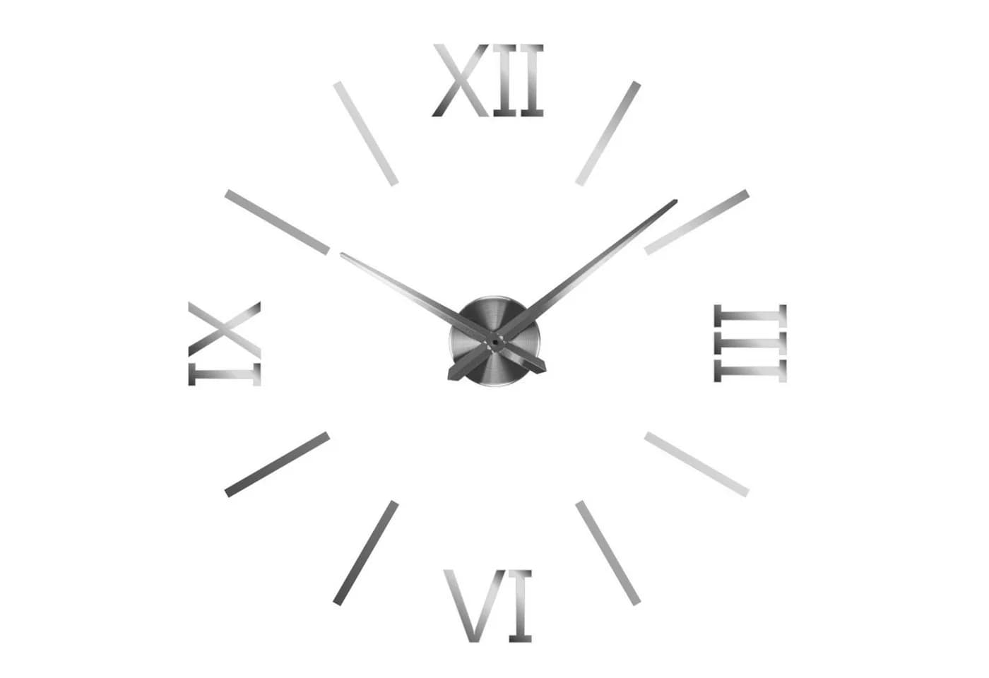 Miraval DIY Wanduhr Silber 90-120 cm - Bild 2