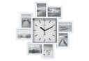 Miraval Wanduhr Design 8 Bilderrahmen Weiß Kunststoff Bild 1