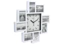 Miraval Wanduhr Design 8 Bilderrahmen Weiß Kunststoff Bild 2