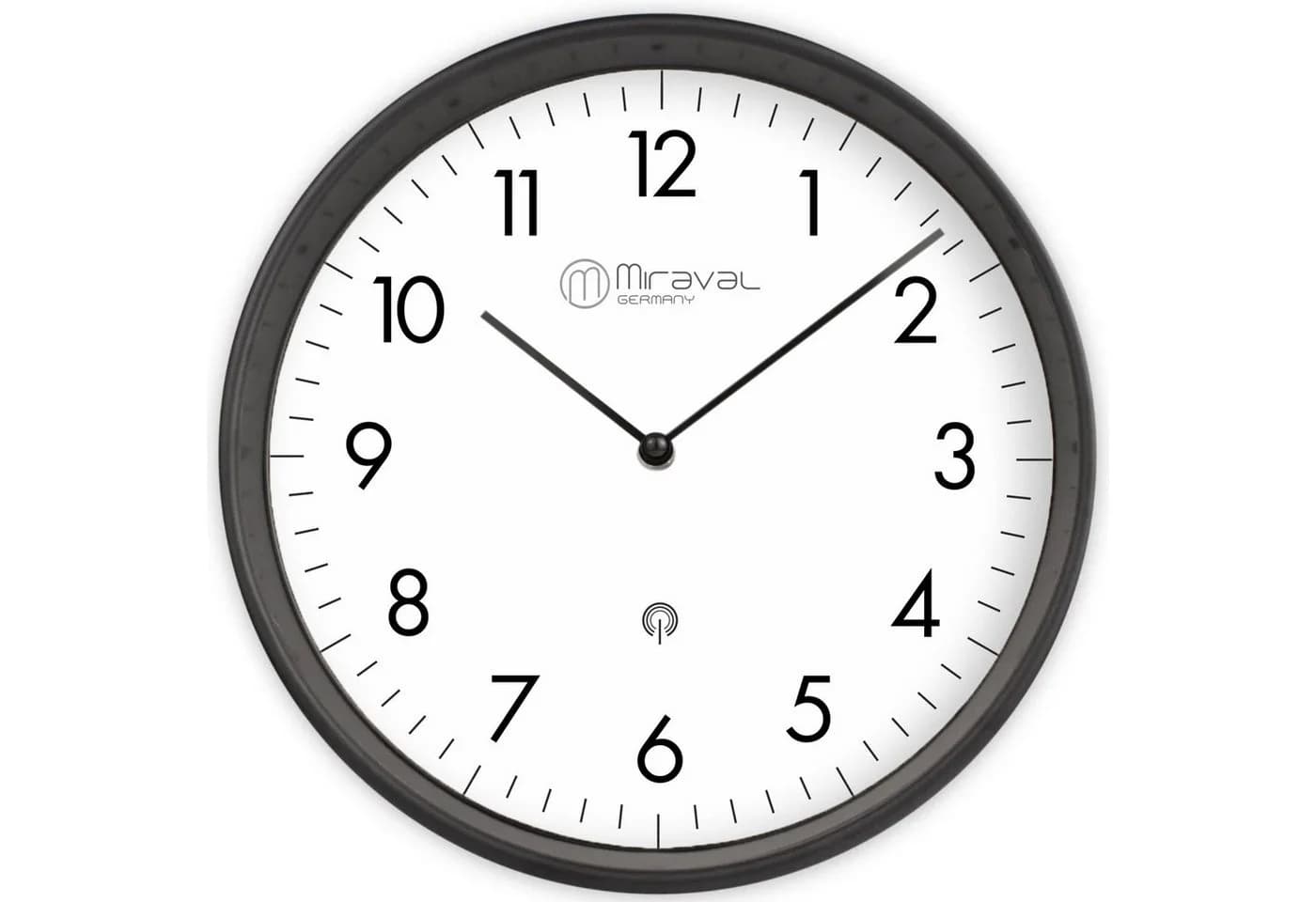 Miraval Funk-Wanduhr Schwarz Weiß Modernes Design
