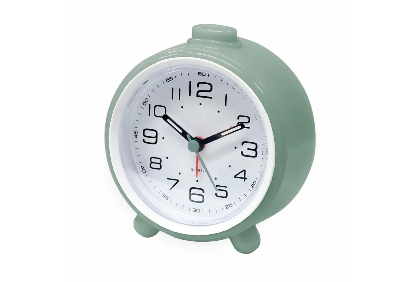 Miraval Analoger Wecker Grün mit Snooze & Beleuchtung