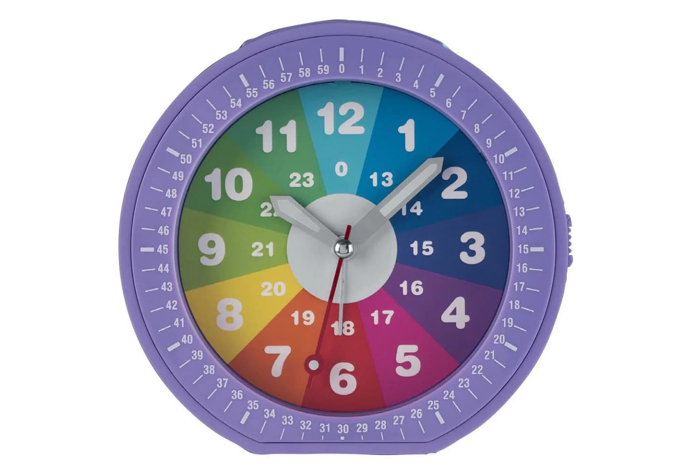 Miraval Kinderwecker Lila mit Licht & Snooze