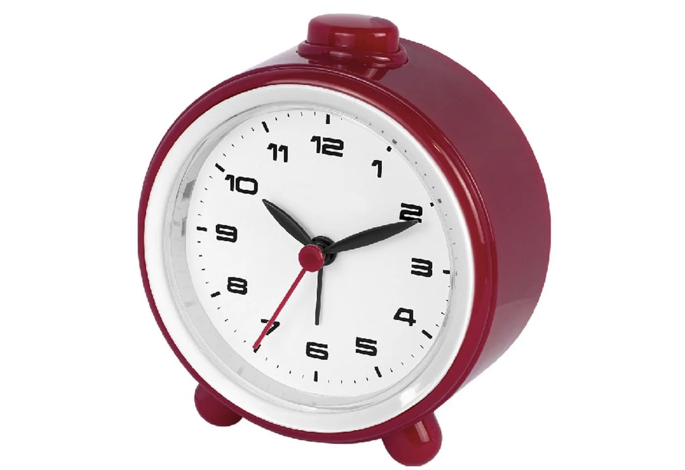 Miraval Quarzwecker Analog Beleuchtung Snooze Berry