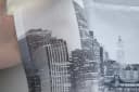 WILLKOMMEN ZUHAUSE Scheibengardine Sally transparent mit Skyline-Optik Bild 3