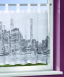 WILLKOMMEN ZUHAUSE Scheibengardine Sally transparent mit Skyline-Optik Bild 4
