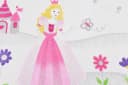 WILLKOMMEN ZUHAUSE Gardine Prinzessin Motiv Schlaufenschal Bild 5