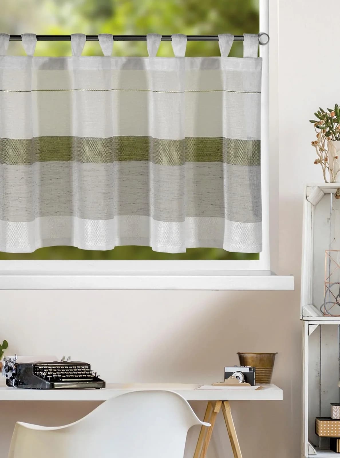 HOMING Aurelia Panneaux Grün Polyester Fertigschal