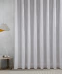 HOMING Gardine Emma Weiß 450x145cm Polyester Schlaufenschal Bild 3