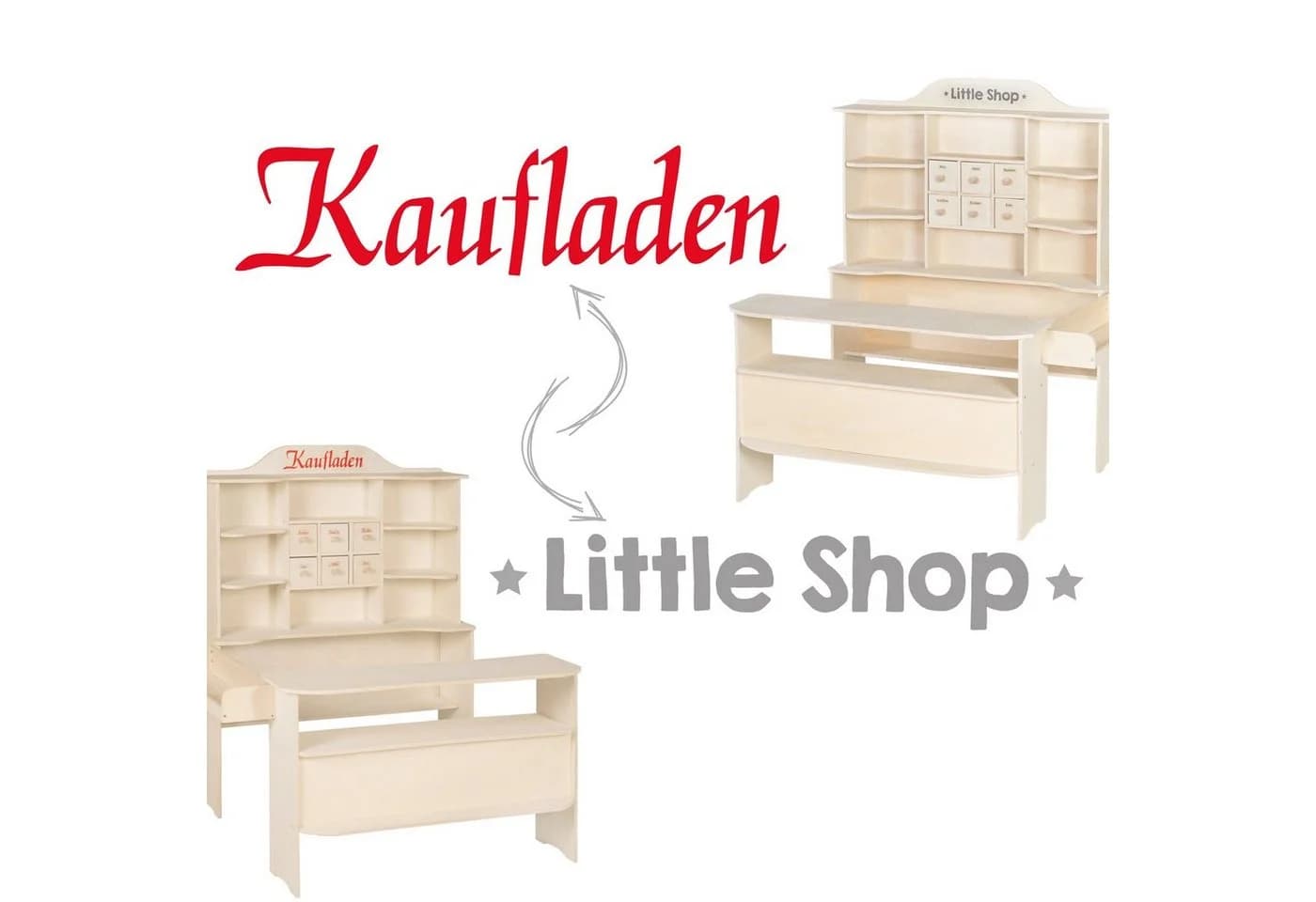 Roba Kaufladen Verkaufsstand Natur Holz - Bild 5
