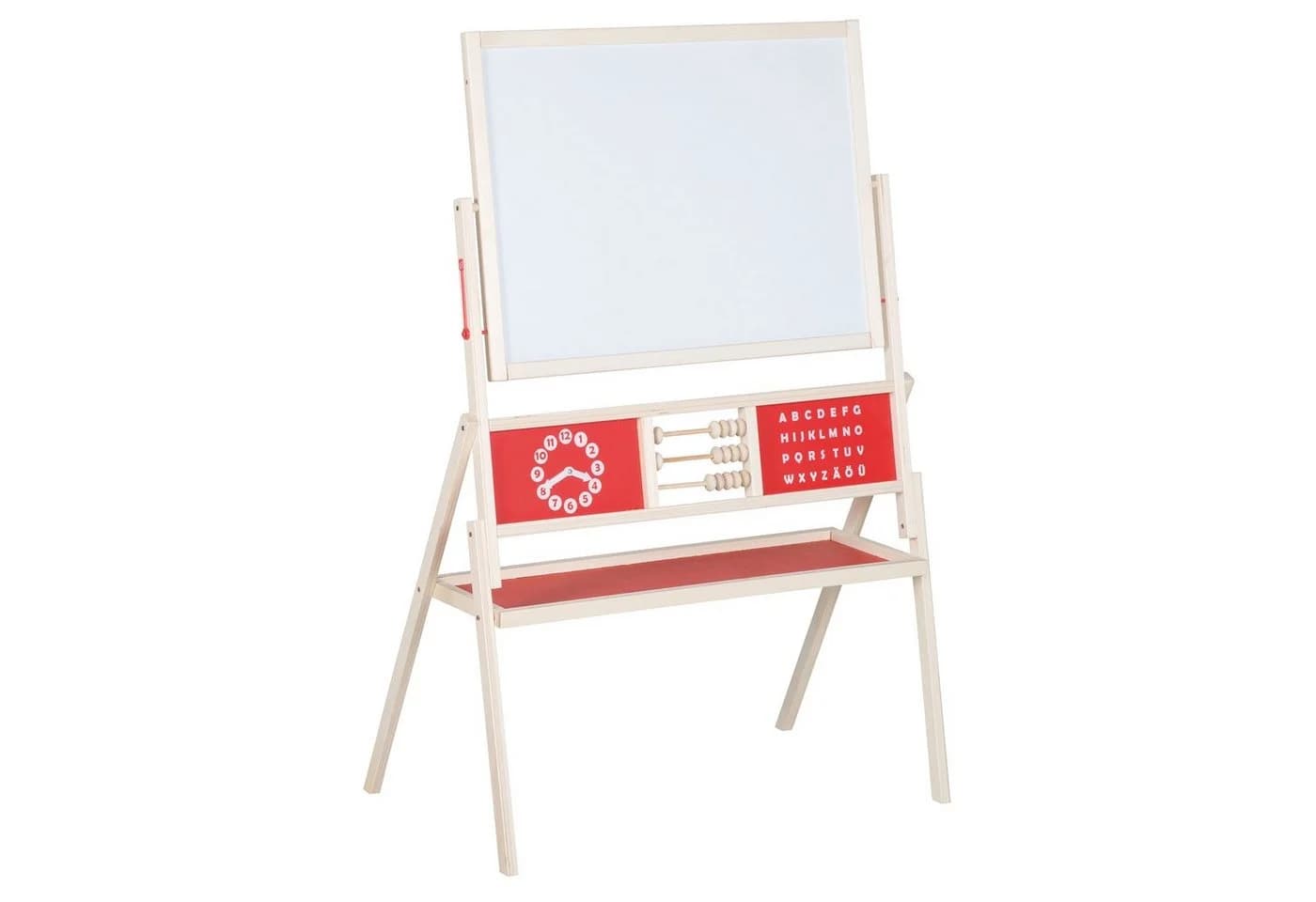 ROBA Standtafel Bunt mit Magnettafel und Uhr