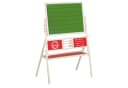 ROBA Standtafel Bunt mit Magnettafel und Uhr Bild 2