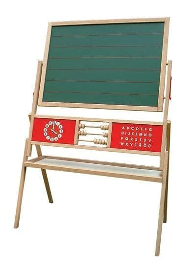 ROBA Standtafel Bunt mit Magnettafel und Uhr - Bild 3