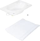 roba® Bade- und Wickelregal Baby Pool Holz natur inkl. Wickelauflage Bild 3