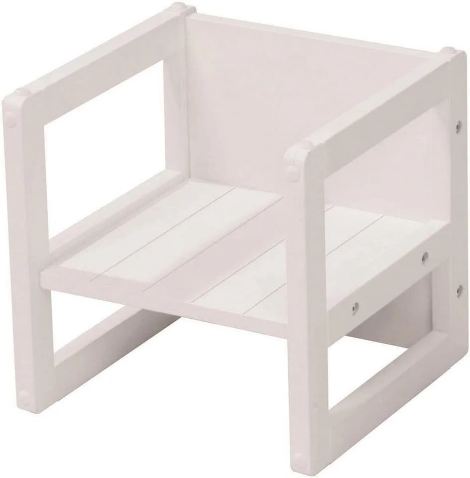ROBA Sitzhocker Weiß Wendehocker 3 Höhen Kinder - Bild 2