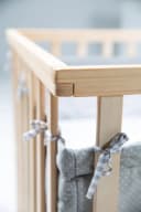 roba Laufgitter Jumbotwins Grau Beige mit Nestchen Bild 1